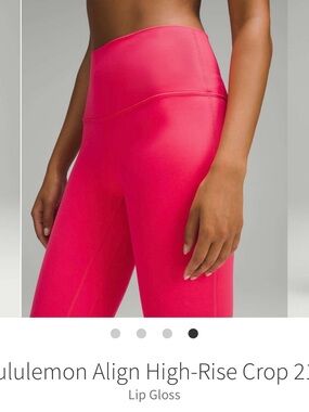 lululemon athletica High-Rise Cropped Leggings - Lip Gloss Pink